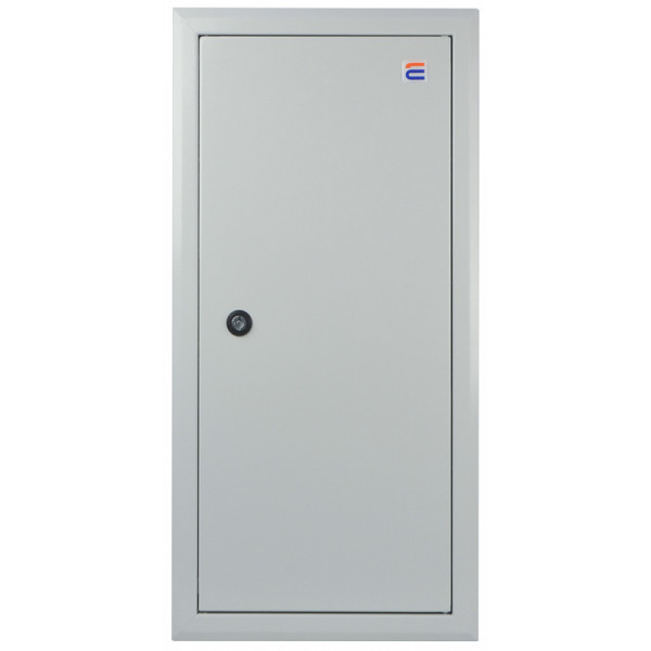 Встроенный распределительный щит металлический АСКО UBox на 48 модулей IP31 серый (A0260010004)