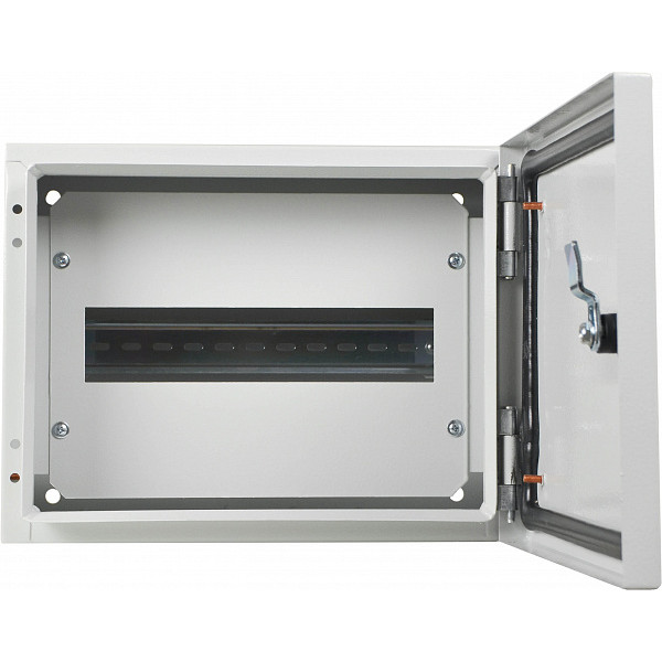 Навісний розподільчий щит металевий АСКО UBox на 12 модулів IP54 сірий (A0260010009)