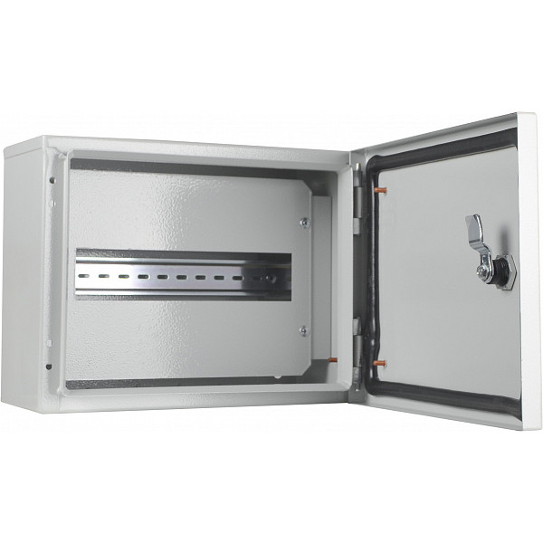 Навісний розподільчий щит металевий АСКО UBox на 12 модулів IP54 сірий (A0260010009)