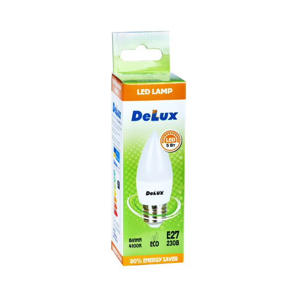 Світлодіодна лампа DELUX BL37B 5 Вт 4100K 220В Е27 (90002757)
