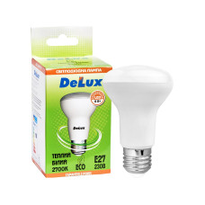 Светодиодная лампа DELUX FC1 R63 8 Вт 2700K 220В E27 (90001459)