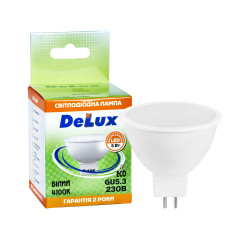 Светодиодная лампа DELUX JCDR 5 Вт 4100K 220В G5.3 (90001293)