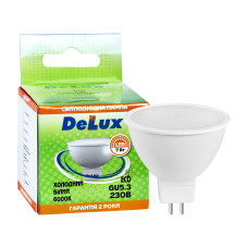 Светодиодная лампа DELUX JCDR 7 Вт 6500K 220В G5.3 (90006129)