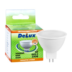 Светодиодная лампа DELUX JCDR 7 Вт 6500K 220В G5.3 (90006129)