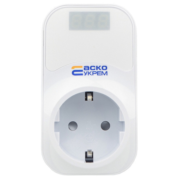 Реле контролю напруги розеткове АСКО-УКРЕМ URate S-16 AC 230V 16A (A0010230004)