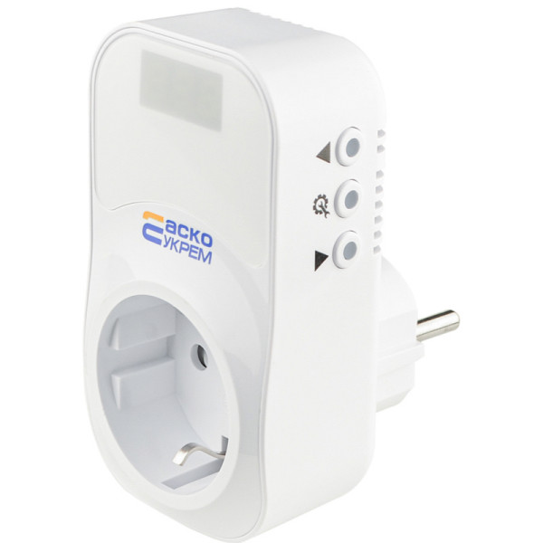 Реле контролю напруги розеткове АСКО-УКРЕМ URate S-16 AC 230V 16A (A0010230004)