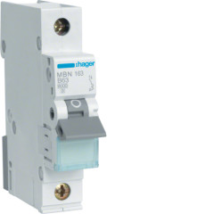 Автоматический выключатель HAGER 1P B 63A 6 кА (MBN163)