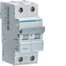 Автоматический выключатель HAGER 2P C 25A 6 кА (MCN225)