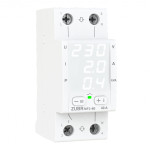 Многофункциональное реле напряжения ZUBR MF2-40 40А двухмодульное