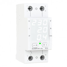 Багатофункціональне реле напруги ZUBR MF2-40 40А двомодульне