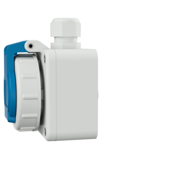 Розетка настенная SCHUKO MENNEKES 16A 2п+С 230В IP68 синяя (10863)