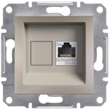 Компьютерная розетка кат. 5e Schneider Electric Asfora Бронза (EPH4300169)