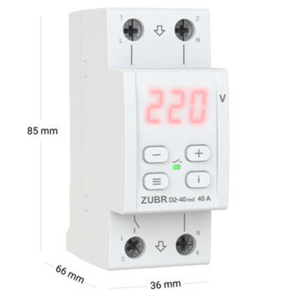 Реле напруги ZUBR D2-40R (D2-40R)