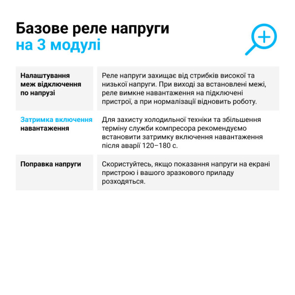 Реле напруги ZUBR D16 (D16)