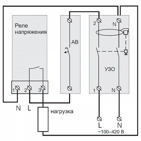 Реле напряжения ZUBR D40 (D40)