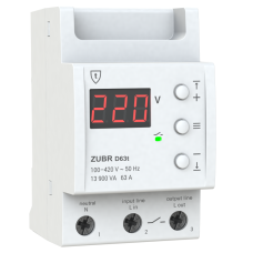 Реле напруги ZUBR з термозахистом D63t (D63t)