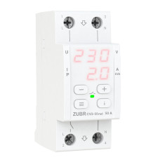 Реле напруги з контролем струму ZUBR CV2-50 red 50А