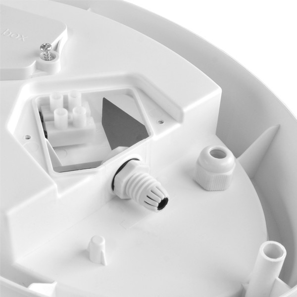 Світильник із сенсорним датчиком руху VIDEX IP65 12Вт 5000К  білий (VL-BHO-125PW-S)