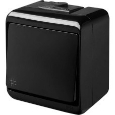 Выключатель 1-клавишный перекрестный ETI HERMETICS VHE-6-BL IP54 черный (4668085)