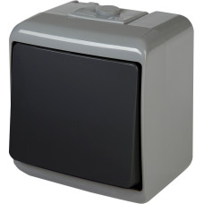 Выключатель 1-клавишный ETI HERMETICS VHE-1-SRG IP54 серо-графитовый (4668096)