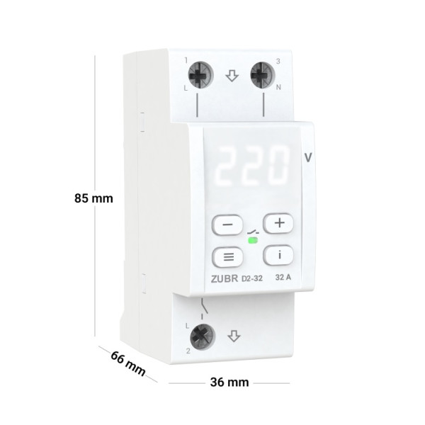 Реле напряжения ZUBR D2-32