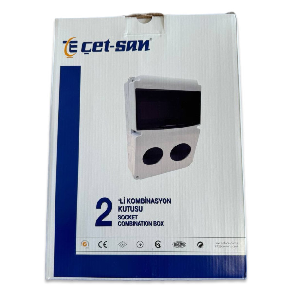 Комбинированный щиток Get-San на 11 модулей ударопрочный IP65 310x225x120мм (KB.0482)