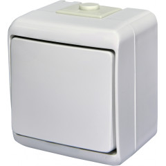 Вимикач 1-клавішний ETI HERMETICS VHE-1 IP54 білий (4668000)