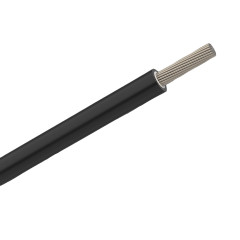Кабель для сонячних панелей H1Z2Z2-K SOLAR 1X6 EN50618 1/1 кВ чорний