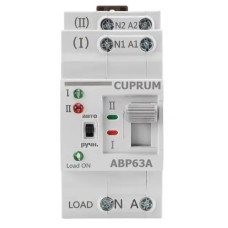 Автоматический переключатель ввода резерва АВР Cuprum 63A 2P 1-фазный (vr2000265)