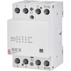 Модульный контактор ETI RD 63-40 230 В AC/DC (2464026)
