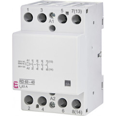 Модульний контактор ETI RD 63-40 230 В AC/DC (2464026)