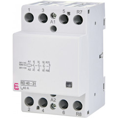 Модульний контактор ETI RD 40-31 230 В AC/DC (2464020)