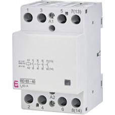 Модульный контактор ETI RD 63-40 24 В AC/DC (2464027)