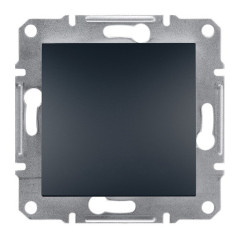 1-клавишный выключатель Schneider Electric Asfora 10A Антрацит (EPH0100171)