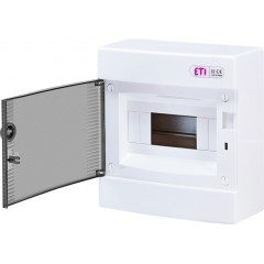 Навісний розподільчий щит ETI ECT8PT на 8 модулів IP40 Білий (1101000)