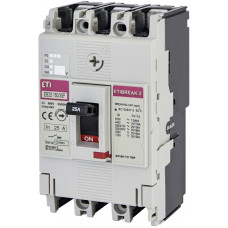 Автоматичний вимикач ETI EB2S 160/3SF 3p 25А 25кА (4671829)