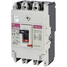Автоматичний вимикач ETI EB2S 160/3SF 3p 100А 25кА (4671835)
