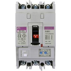 Автоматичний вимикач ETI EB2 125/3L 3p 100А 25кА (4671025)