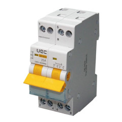Трехпозиционный переключатель нагрузки UEC SB-H09-63 2P 25А (MTS-2-025)