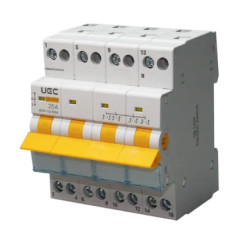 Трипозиційний перемикач навантаження UEC SB-H09-63 4P 25А (MTS-4-025)