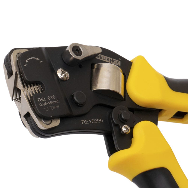Кліщи для обтиску наконечників REL 616 (HB, EN, 0,08-16) торцеві RELIANCE (RE15006)