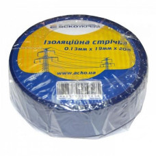 Ізоляційна стрічка АСКО-УкрЕМ 0,13мм 19мм 20м Синій (A0150020041)