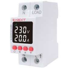 Реле контролю напруги та струму однофазне E.Next e.control.vc63 63А з індикацією (p0690030)