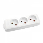 Касета 3-гнізда VIKO Multi-let без з / к Білий (90112300)