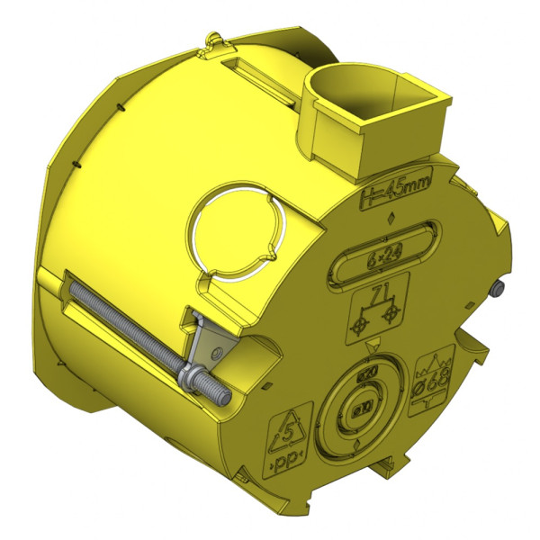 Монтажна коробка для пустих стін Plank MB002 65x45 кругла (PLK4002400)