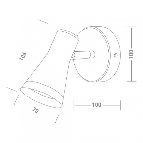 Спотовий світильник MAXUS MSL-02C 4W 4100K (1-MSL-20441-CW)