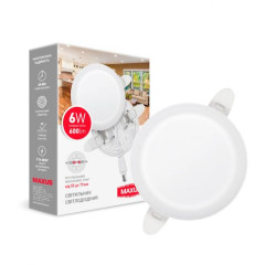 Точковий світильник MAXUS SP Adjustable 6W 4100K Circle (1-MSP-0641-CA)