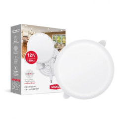 Точковий світильник MAXUS SP Adjustable 12W 4100K Circle (1-MSP-1241-CA)