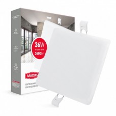 Точечный светильник MAXUS SP edge 36W 4100К (1-MSP-3641-S)