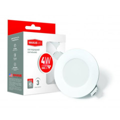 Точковий світильник MAXUS SDL 4W 3000К (1-SDL-001-01)